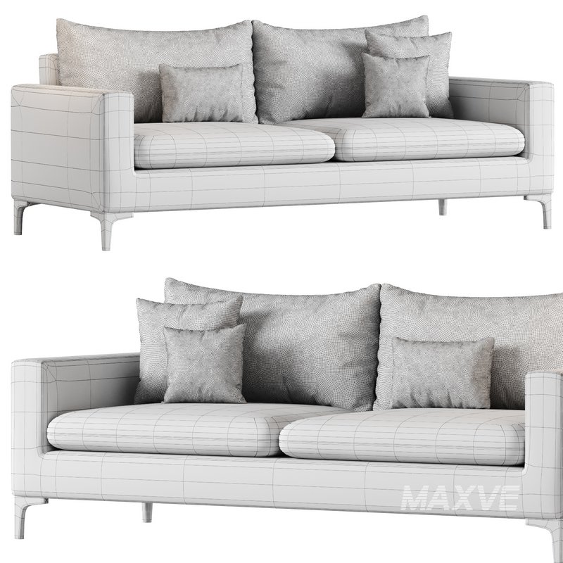 Naomi Velvet Sofa - Image 2