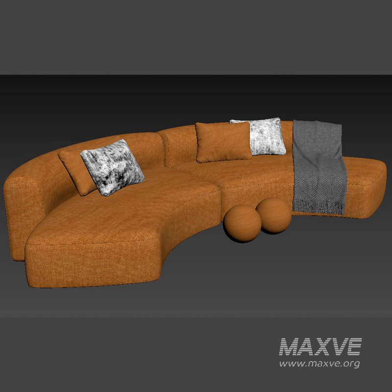 Cosy Curve Sofa - Image 2