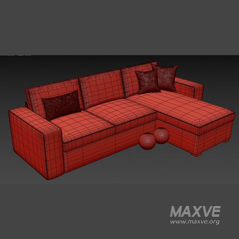 KIVIK 3 seat Sofa and chaise longue by ikea - Image 2