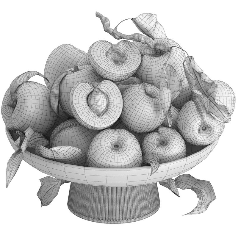 bowl of apricots and peaches - Image 4