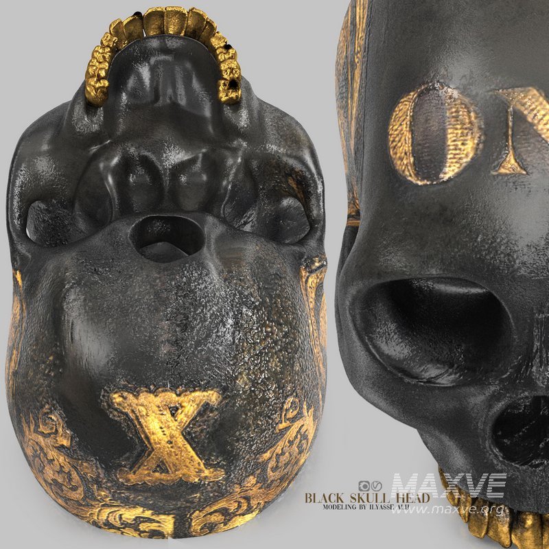 black skull head - Image 6