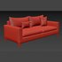 Naomi Velvet Sofa - Thumbnail 5