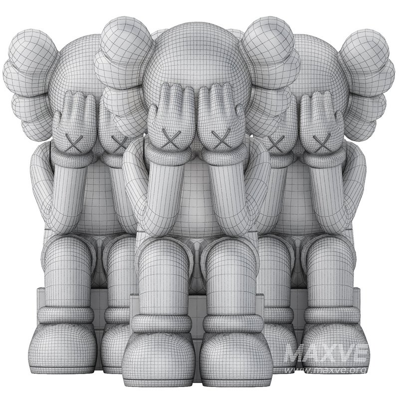 kaws passing through open edition vinyl figure - Image 6