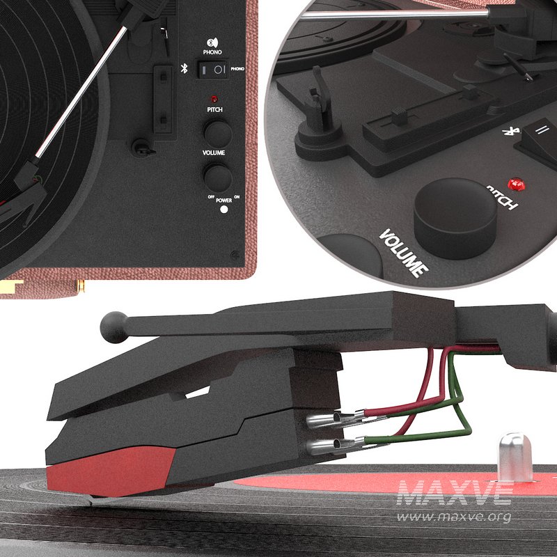 crosley cruiser deluxe record player - Image 4