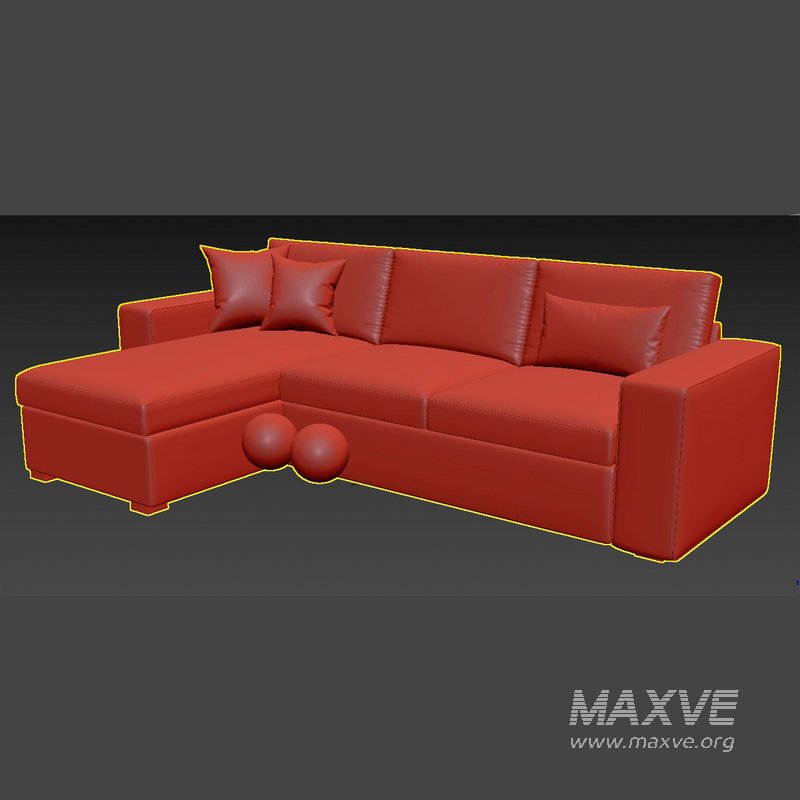 KIVIK 3 seat Sofa and chaise longue by ikea - Image 3