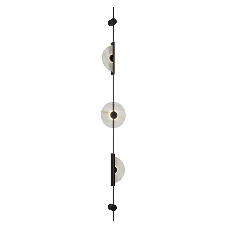 Alabaster Wall Sconce Black - Image 6