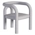 Modern Design Armless Open Back Chairs Fabric Dining Chairs for Home - Thumbnail 7