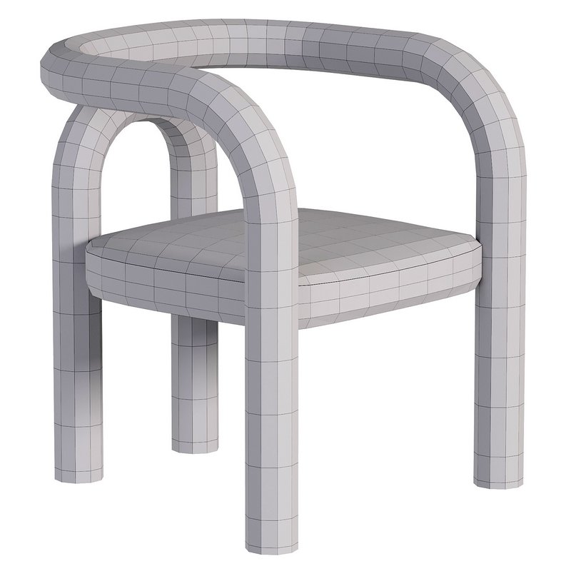 Modern Design Armless Open Back Chairs Fabric Dining Chairs for Home - Image 7