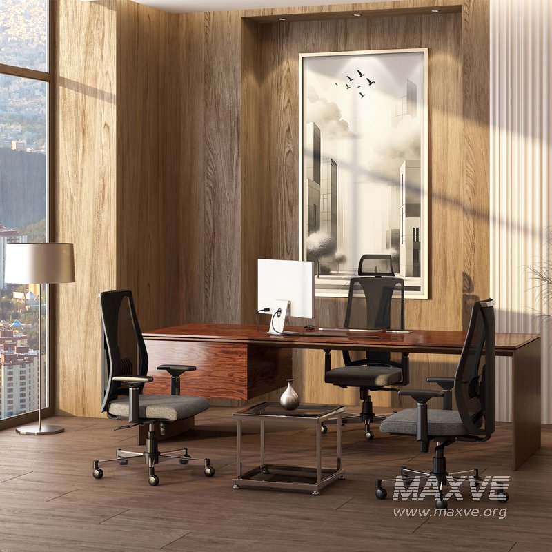 Boss Office Design With Minotti Linha Studio - Image 1