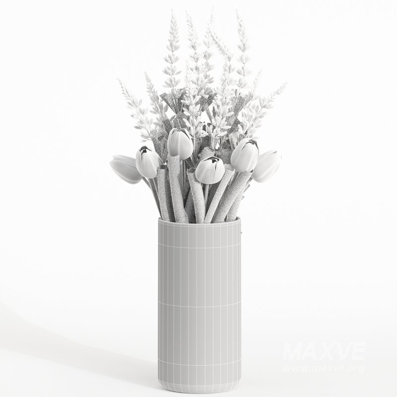 bouquet set04 tulip flower - Image 4