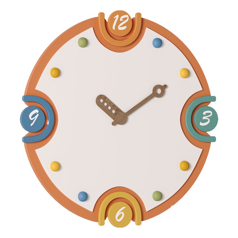 Minimalist Silent Wall Clock for Kids Bedroom - Image 3