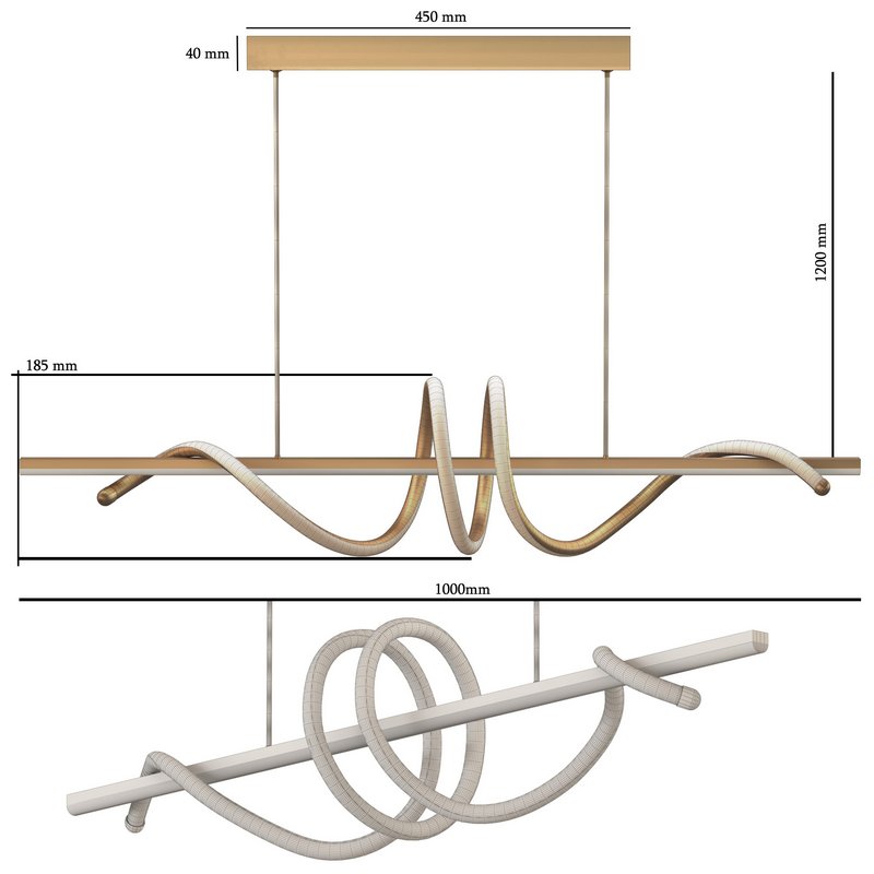 Miumaeov Modern LED Chandelier - Image 3