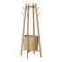 Abellina Coat Rack With Storage Basket - Thumbnail 2