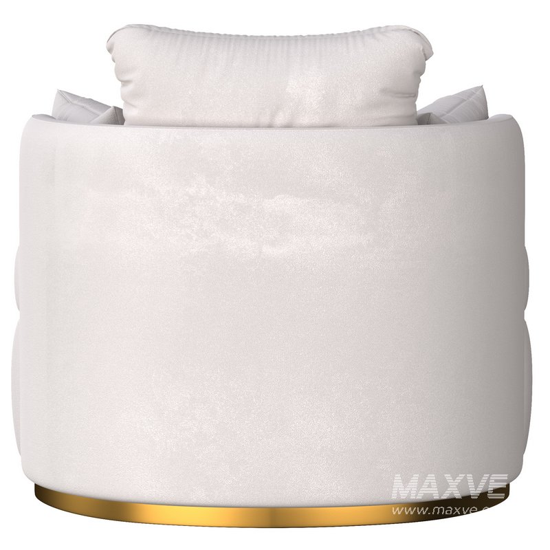 Wide_Linen_Swivel_Barrel_Chair - Image 3