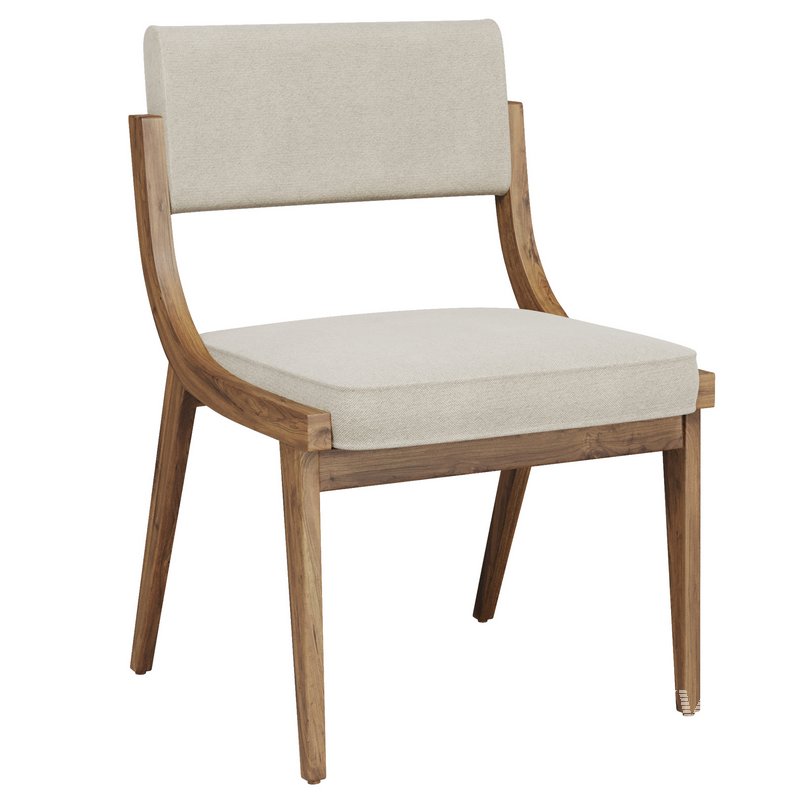 Wood Framed Dining Chair - Image 4