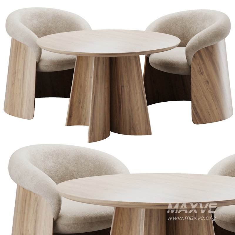 Dinning chair and table148 - Image 1