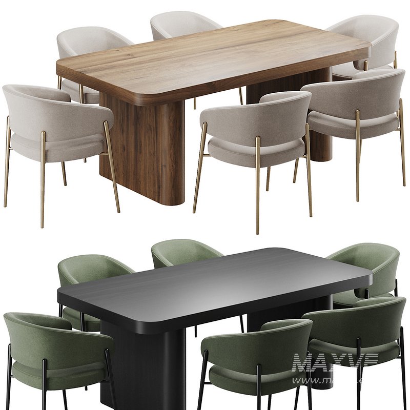 Dinning chair and table161 - Image 1