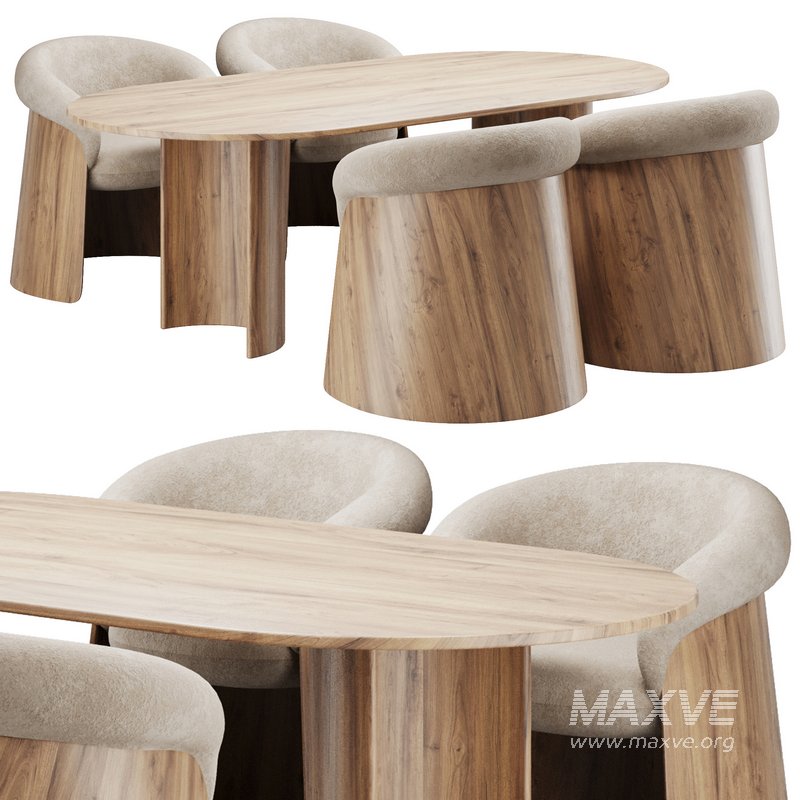 Dinning chair and table149 - Image 1