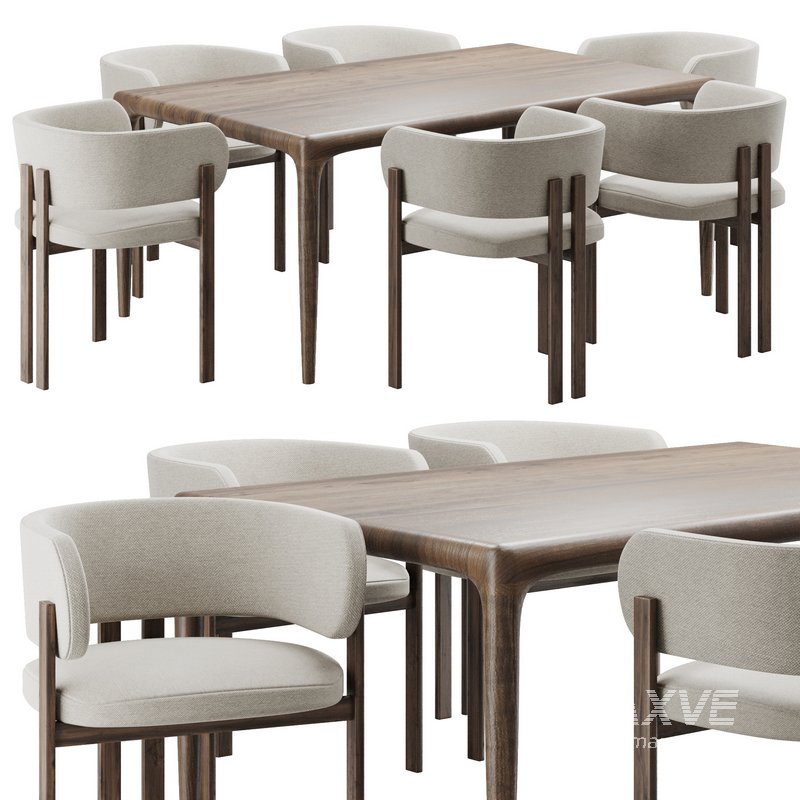 Dinning chair and table150 - Image 4