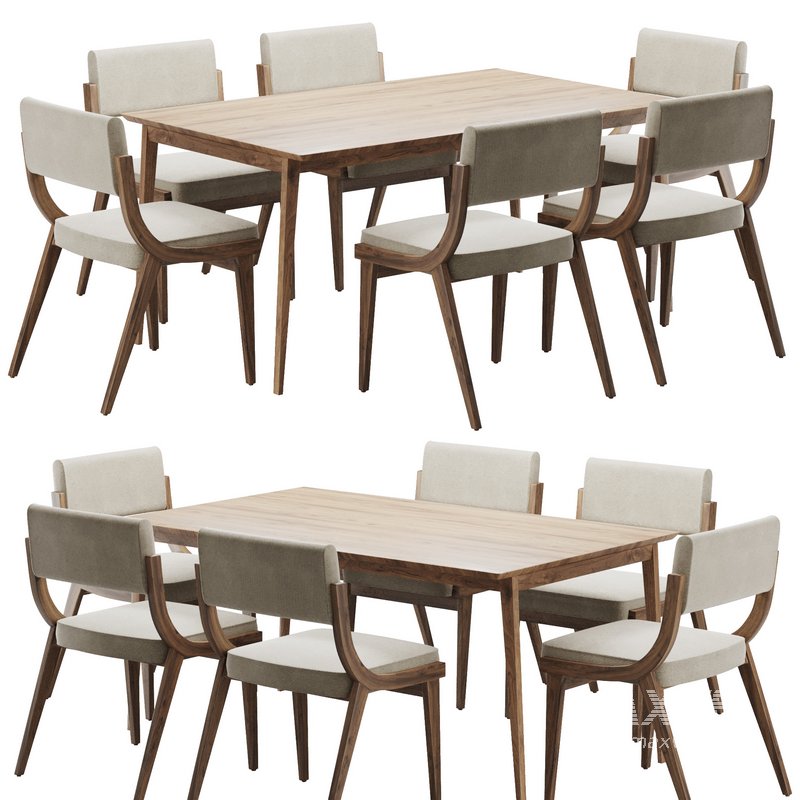 Dinning chair and table153 - Image 1