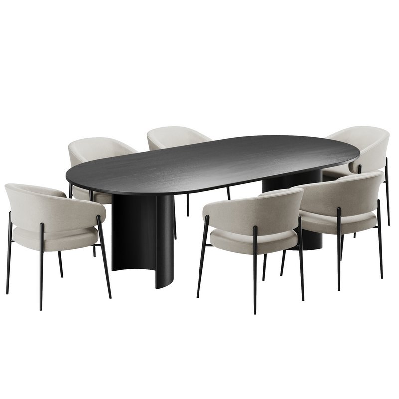Dinning chair and table157 - Image 2