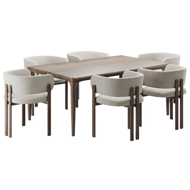 Dinning chair and table150 - Image 2