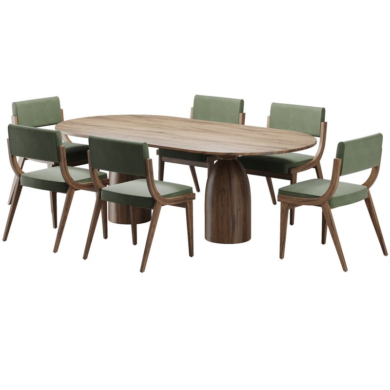 Dinning chair and table152 - Image 2
