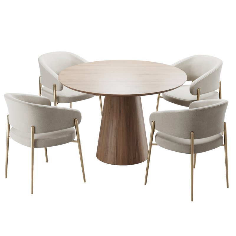Dinning chair and table158 - Image 2