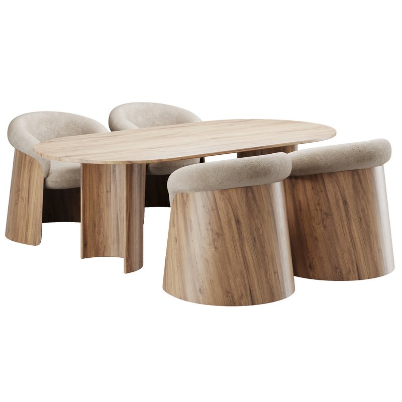 Dinning chair and table149 - Image 2