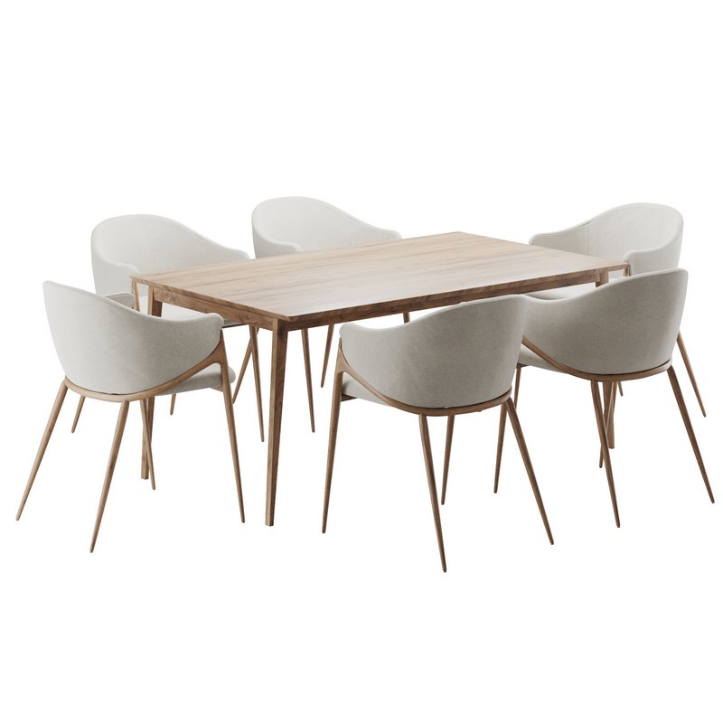Dinning chair and table151 - Image 3