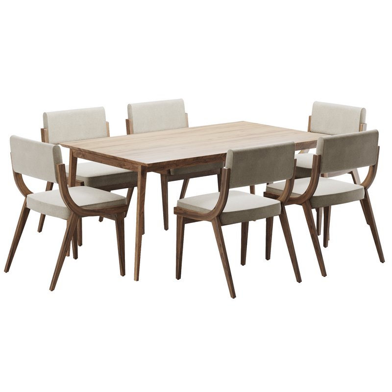 Dinning chair and table153 - Image 3