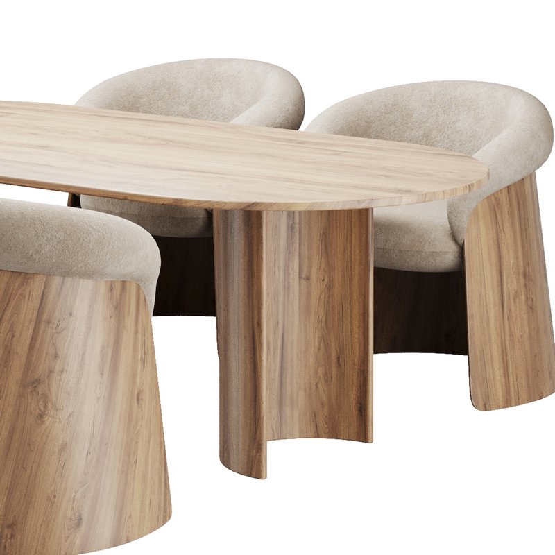 Dinning chair and table149 - Image 6