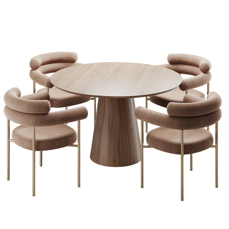 Dinning chair and table160 - Image 6