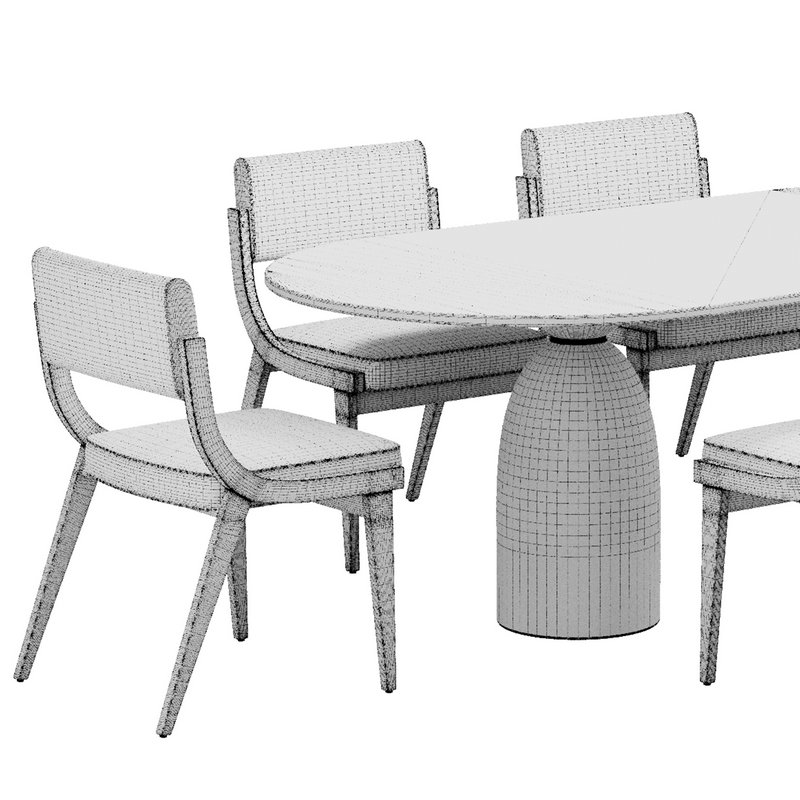 Dinning chair and table152 - Image 6