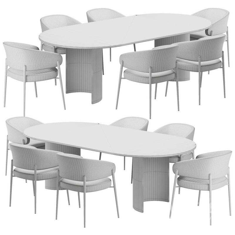 Dinning chair and table157 - Image 7