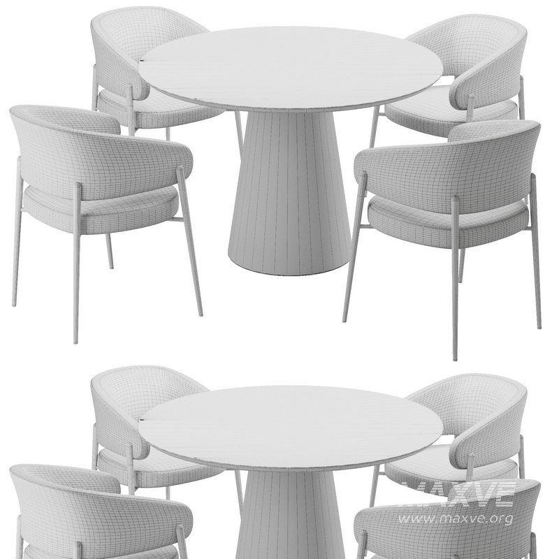 Dinning chair and table158 - Image 6