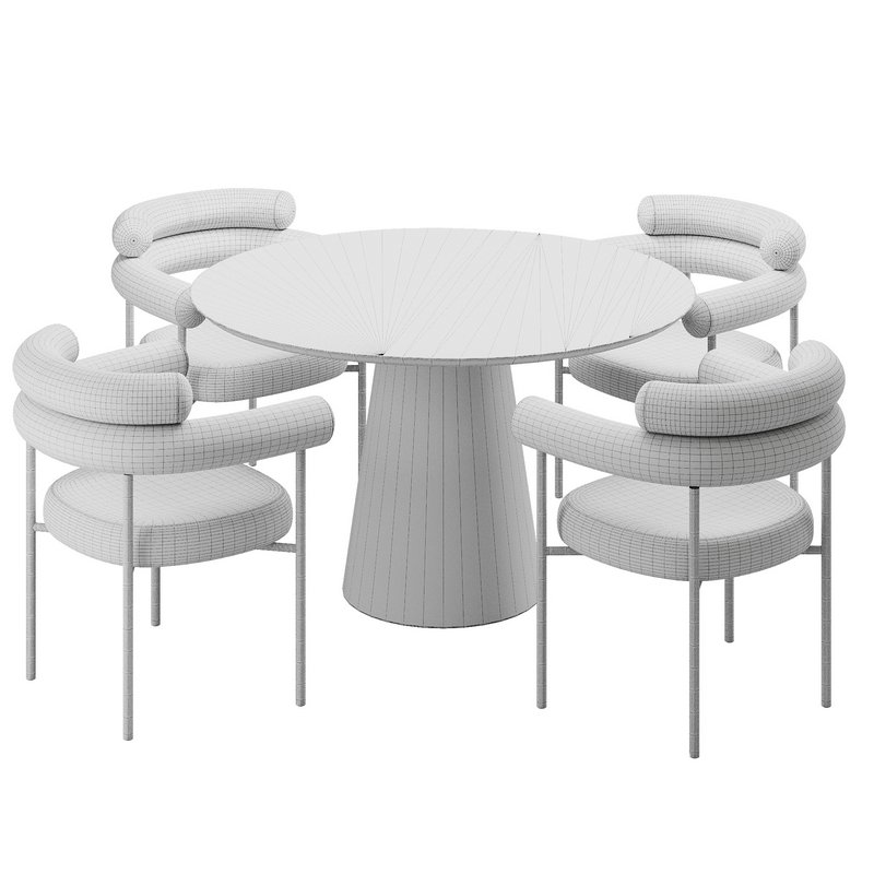 Dinning chair and table160 - Image 7