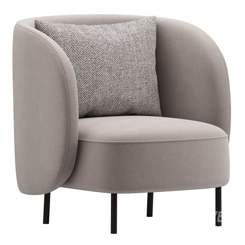 Modern Boucle Accent Chair 27.9 - Image 1