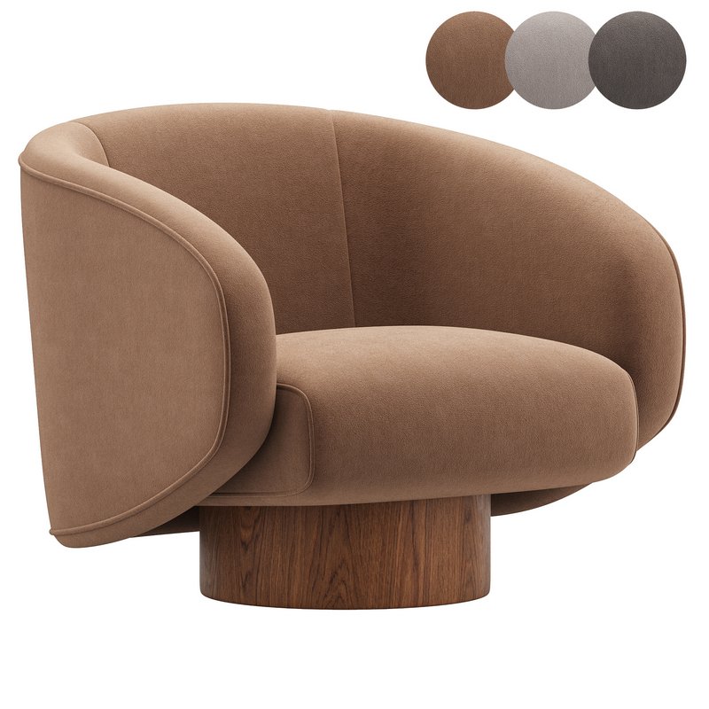 Union Home Rotunda Swivel Chair - Image 1
