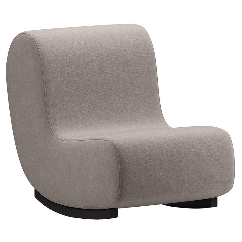 SIMPLE Rocking modular fabric armchair - Image 1