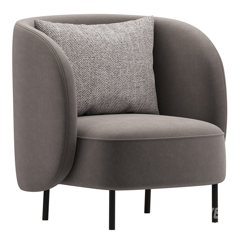 Modern Boucle Accent Chair 27.9 - Image 2