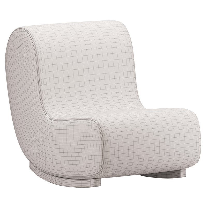 SIMPLE Rocking modular fabric armchair - Image 4
