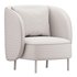 Modern Boucle Accent Chair 27.9 - Thumbnail 4