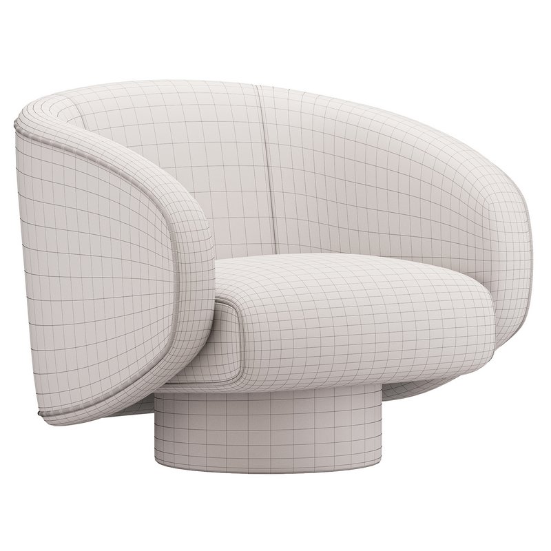 Union Home Rotunda Swivel Chair - Image 5