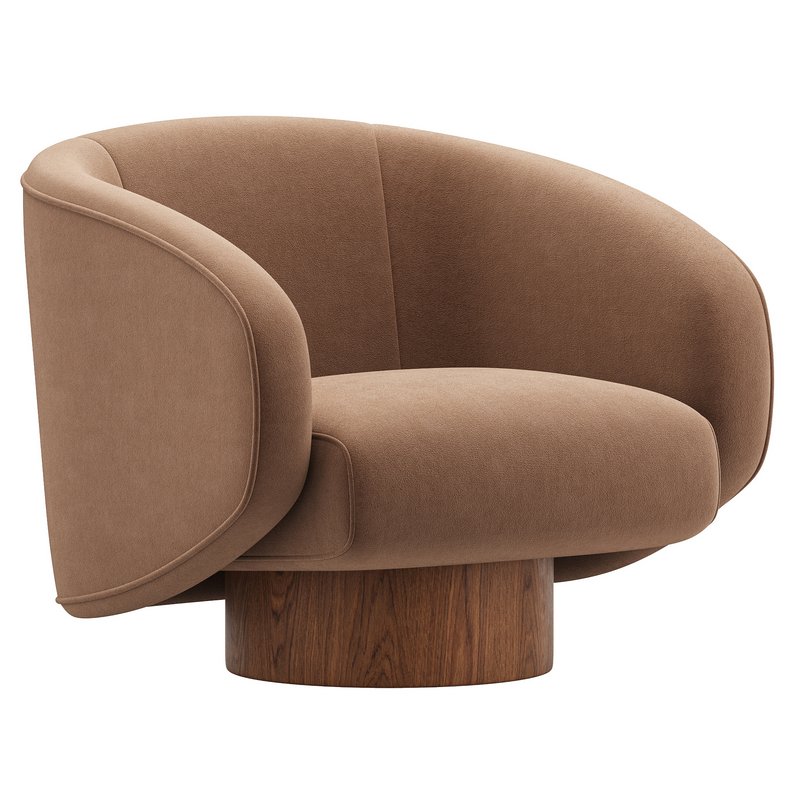 Union Home Rotunda Swivel Chair - Image 4