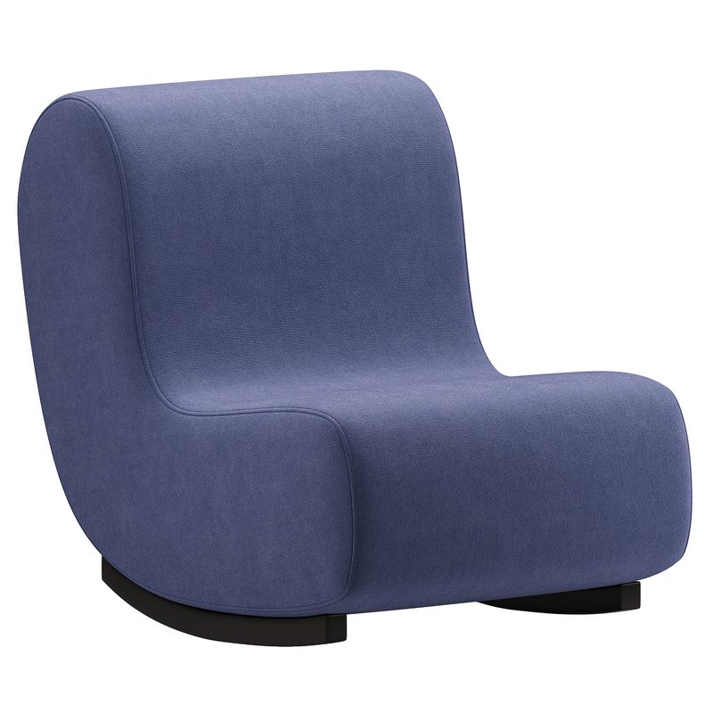 SIMPLE Rocking modular fabric armchair - Image 3
