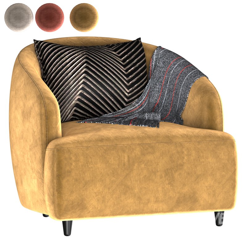 Fotel_koktajlowy_boucle_Elodie - Image 2