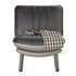Zuiver Lazy Accent Chair in Vintage Brown - Thumbnail 3
