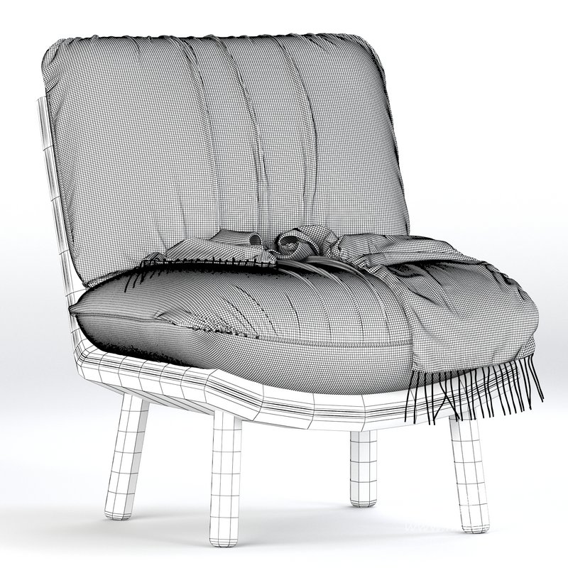 Zuiver Lazy Accent Chair in Vintage Brown - Image 5