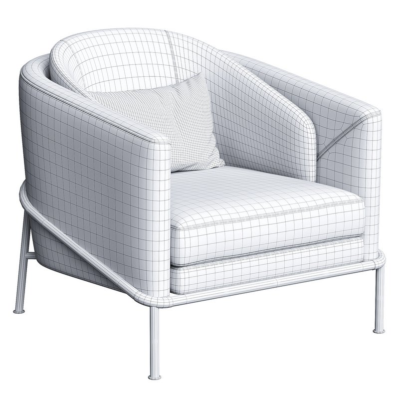 FIL NOIR Armchair By Minotti - Image 2